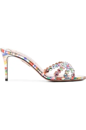 Aquazzura 75 mm Tequila mules
