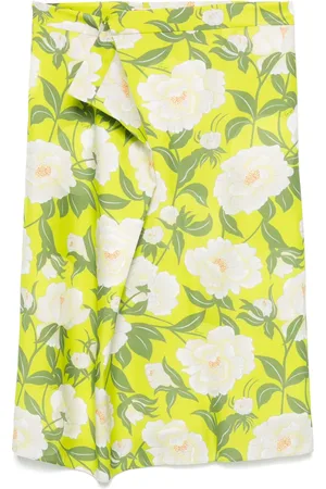 Kenzo Mellemlang Peonies nederdel