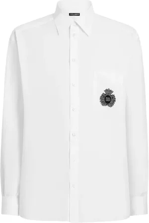 Dolce & Gabbana Skjorte med broderet logo