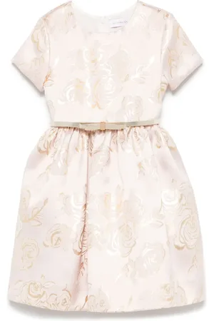 MONNALISA Kjole i rose-jacquard
