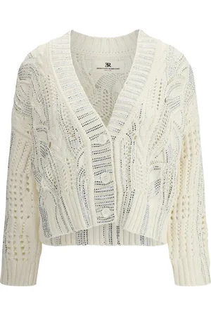ERMANNO SCERVINO Cardigan med rhinstens-udsmykning