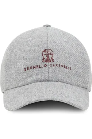 Brunello Cucinelli Kasket med broderet logo