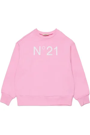 Nº21 Sweatshirt med rund hals og logotryk