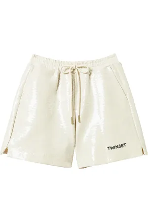 Twin-Set Shorts med pailletudsmykning
