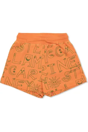 Stella McCartney Shorts med logobogstaver