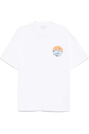 BLUE SKY INN T-shirt med Great Wave-mærke