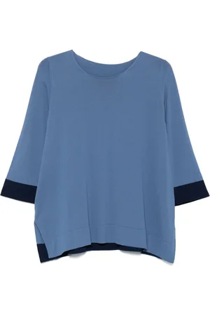 LE TRICOT PERUGIA Top med kontrastkant