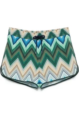 Missoni Badeshorts med zigzag-tryk