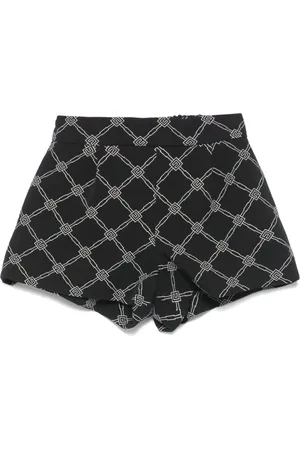 Elisabetta Franchi Shorts med logotryk