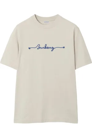 Burberry T-shirt med logobroderi