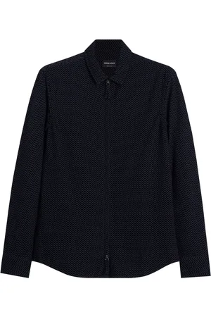 Giorgio Armani Chevron-mønstret skjorte