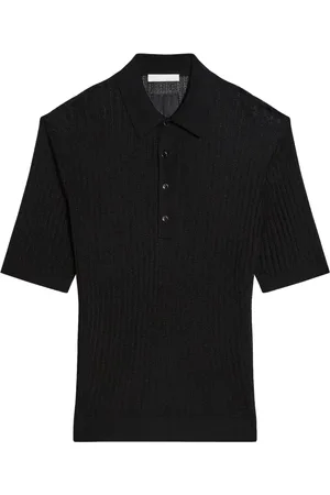 Helmut Lang Ribstrikket polo