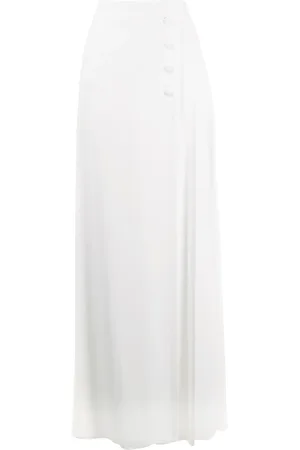Alberta Ferretti Palazzo-bukser med nederdel-front