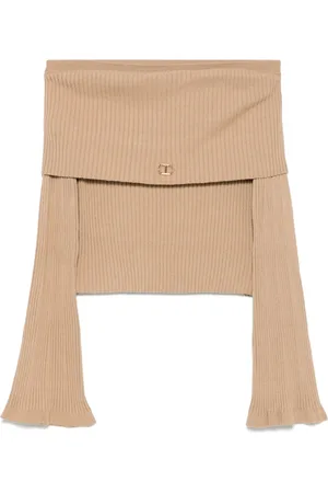 Twin-Set Sweater med åbne skuldre