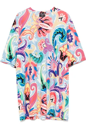 Etro T-shirt med paisleytryk
