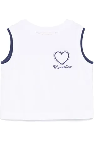 MONNALISA Tanktop med hjertemotiv