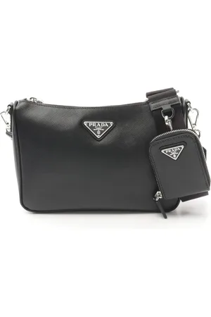Prada Skuldertaske med trekantet logo fra 2010