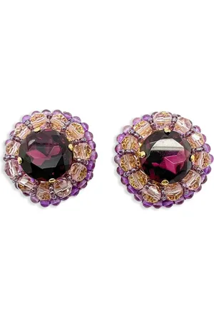 JENNIFER GIBSON JEWELLERY Pre-owned Grand Amethyst øreclips fra 1960