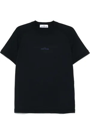Stone Island T-shirt i jersey med økologisk tryk
