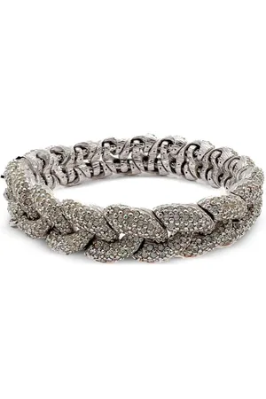 JENNIFER GIBSON JEWELLERY Pre-owned krystalbesat Ciner armbånd fra 1980