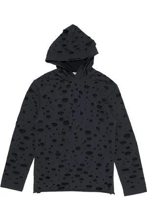 Acne Studios Hættetrøje med ribbet detalje