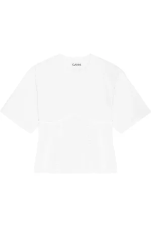 Ganni T-shirt med applikation