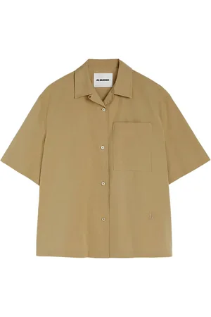 Jil Sander Skjorte med cropped ærmer