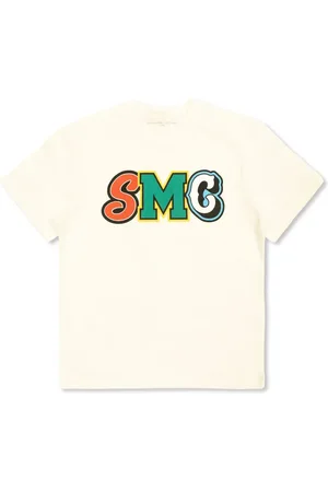 Stella McCartney T-shirt i bomuld med logotryk