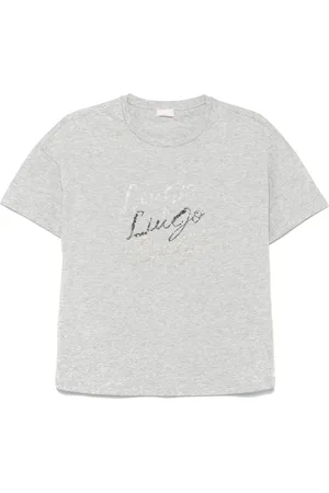 Liu Jo T-shirt med rhinsten-logo