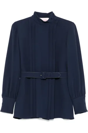 VALENTINO GARAVANI Cady bluse med bælte