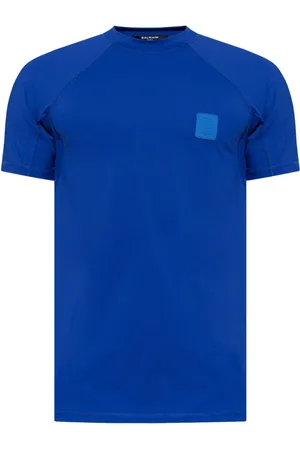 Balmain T-shirt med logo-applikation