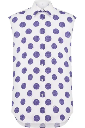 Moschino Polkaprikket skjorte