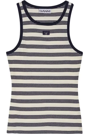 Ganni Stribet tanktop