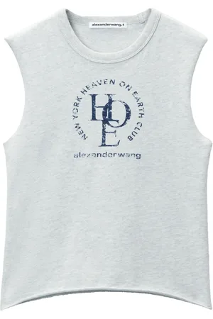 Alexander Wang T-shirt med grafisk stempel