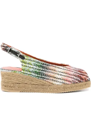 Missoni 60 mm espadriller med zigzagmønster