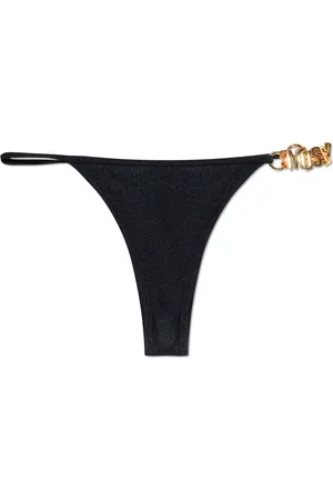 Moschino Bikiniunderdel med logobogstaver