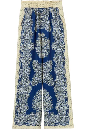 Claudie Pierlot Palazzo-bukser med blandet tryk