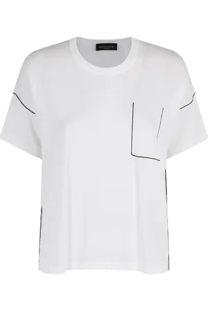 Roberto Collina T-shirt med kontrastkant