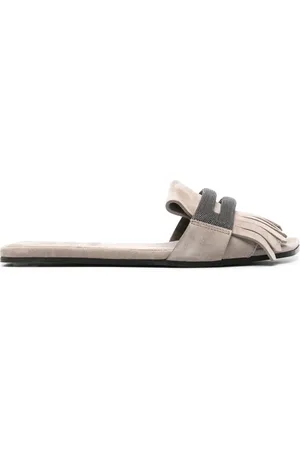 Brunello Cucinelli Monili sandaler med kædedetalje
