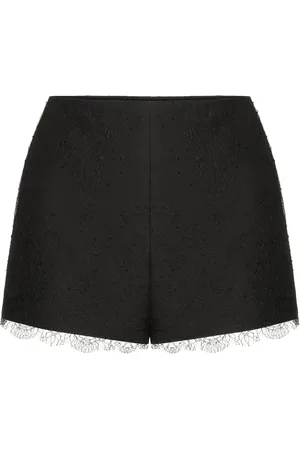 VALENTINO GARAVANI Korte shorts med blondedetalje