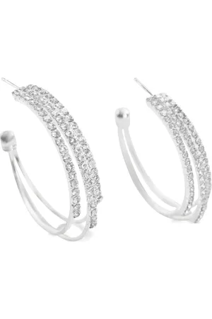 Hzmer Jewelry øreringe med rhinstenudsmykning
