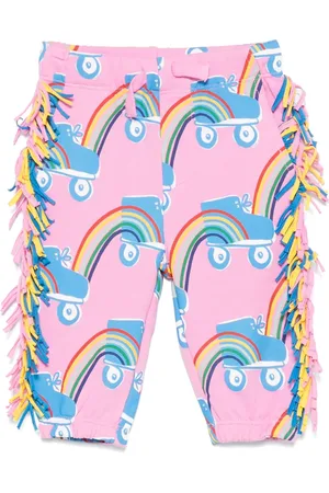 Stella McCartney Joggingbukser med Rollerskate Rainbow-tryk