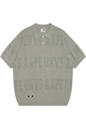 A Bathing Ape Polo med perforeret logo