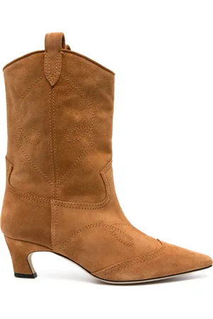 ERMANNO SCERVINO 50 mm cowboystøvler i ruskind