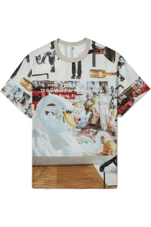 KHOKI T-shirt med grafisk tryk
