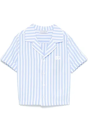 Dolce & Gabbana Stribet seersucker-skjorte