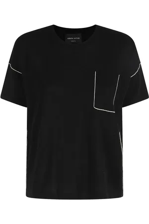 Roberto Collina T-shirt med kontrastkant