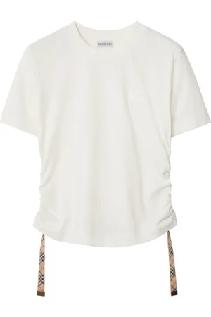 Burberry T-shirt med ternet kant