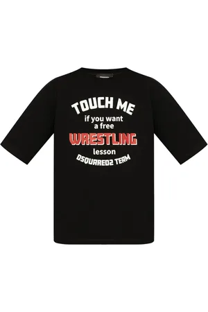 Dsquared2 T-shirt med slogan-tryk