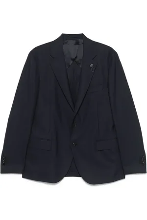 LARDINI Blazer med broche-detalje